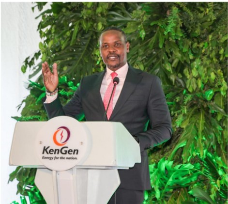 PS Festus K. Ng'eno at the KenGen Sustainability Report launch
